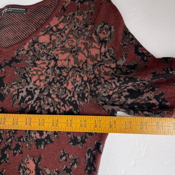 SOLD Peruvian Connection Midi Sweater Dress L Long Sleeves Tapestry Pima Cotton - Picture 10 of 11